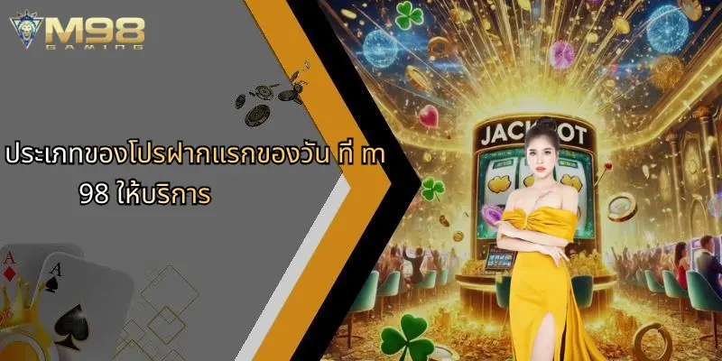 โปรฝากแรกของวัน: สิทธิพิเศษสำหรับนักเดิมพัน M98 ที่คุณไม่ควรพลาด 2 ประเภทของโปรฝากแรกของวัน ที่ m98 ให้บริการ